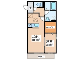 ティーロワ湘南の物件間取画像